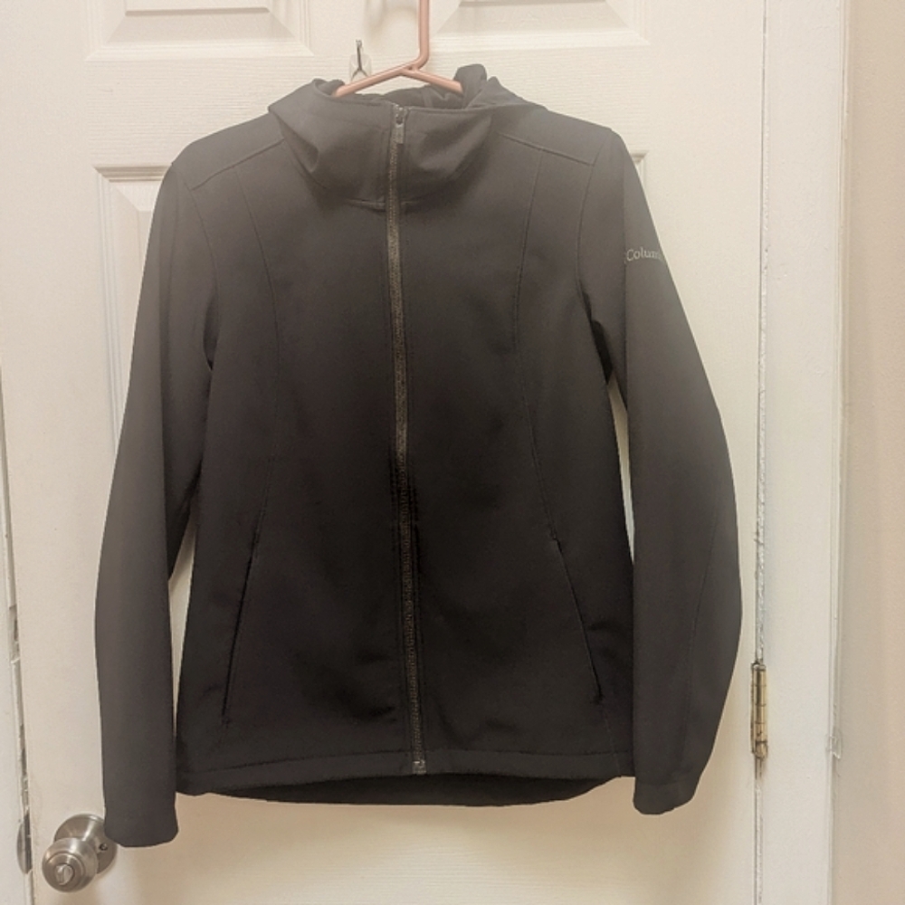 Columbia Women's Kruser Ridge Plush Hooded Softshell Jacket, Black, Small